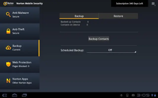 Norton Mobile Security android App screenshot 0