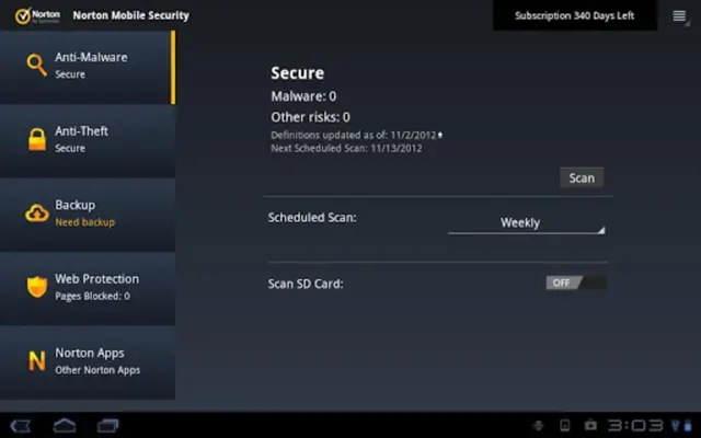 Norton Mobile Security android App screenshot 2